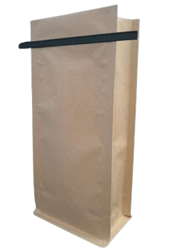 Omnidegradable Block Bottom Bag