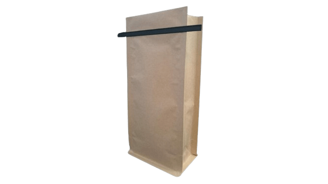 Omnidegradable Block Bottom Bag